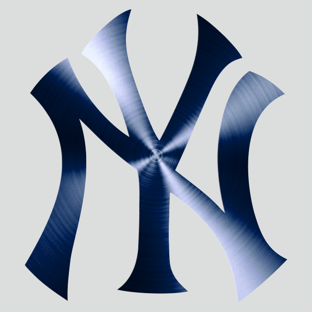 New York Yankees Stainless steel logo vinyl decal